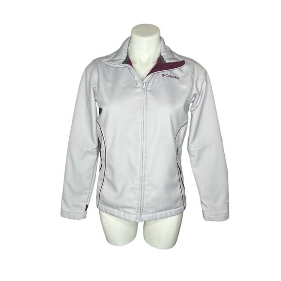 COLUMBIA Women’s Interchangeable Purple Zip Up Jacket Size Small - Picture 1 of 12
